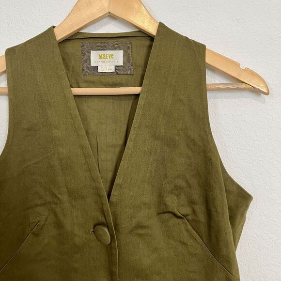Anthropologie Olive Green Vest - Picture 6 of 6